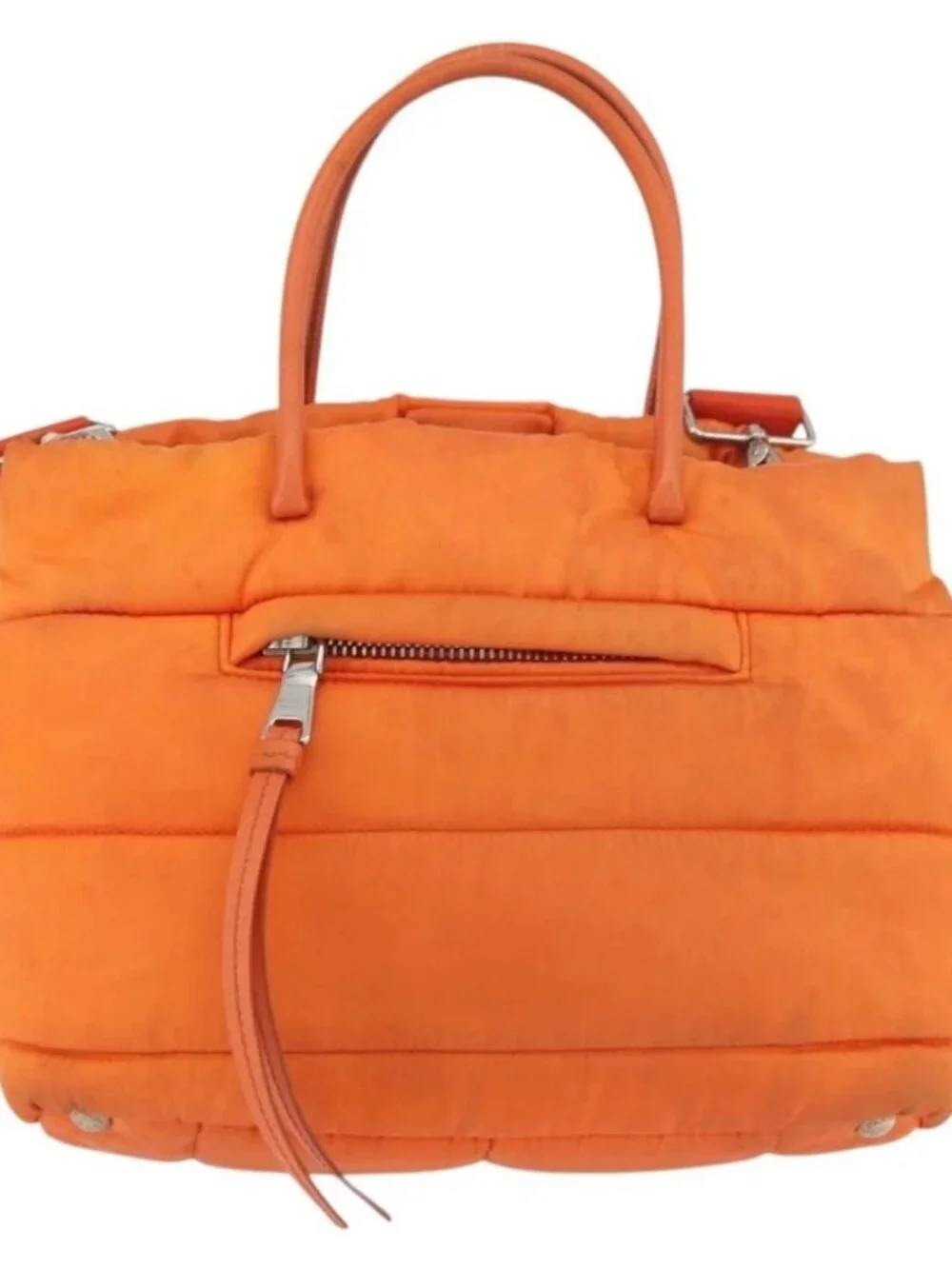Prada brand	prada color	orange